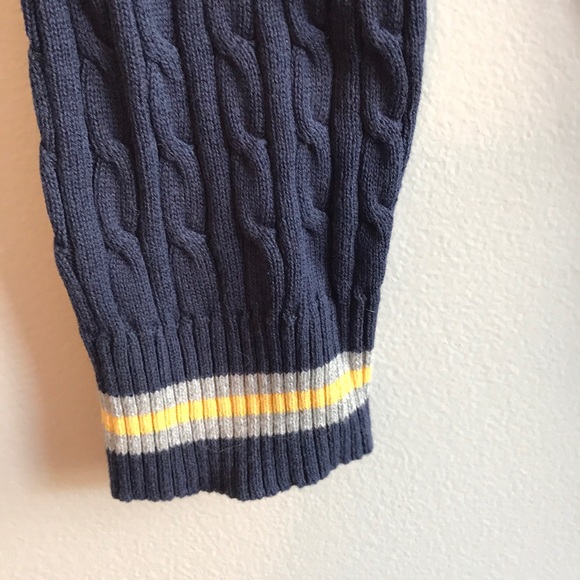 3/$15 Forever 21 Preppy V-Neck Stripes Sweater - Picture 3 of 6